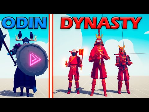 ODIN TEAM vs MEGA DYNASTY TEAM - Totally Accurate Battle Simulator | TABS