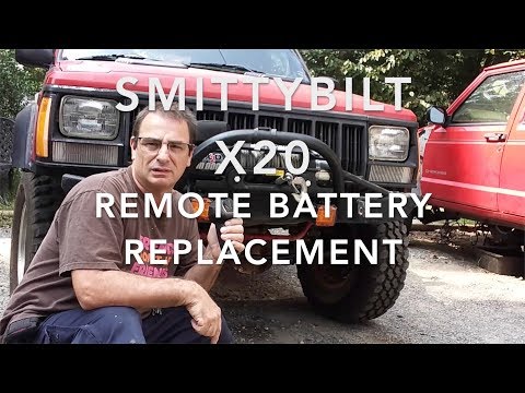 Smittybilt X20 remote battery replacement