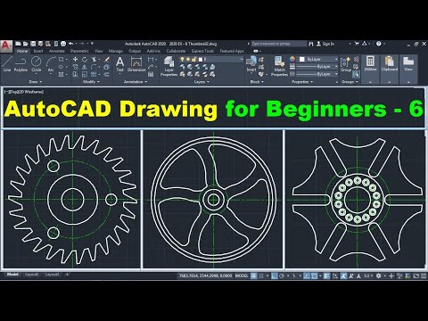 AutoCAD Drawing Tutorial for Beginners - 6