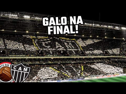 RUA DE FOGO E MOSAICO DA TORCIDA DO ATLÉTICO MINEIRO NA SEMIFINAL DA SUL-AMERICANA (28/10)