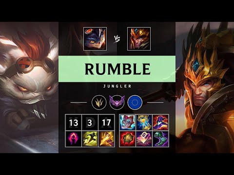 Rumble Jungle vs Jarvan IV - EUW Master Patch 25.14