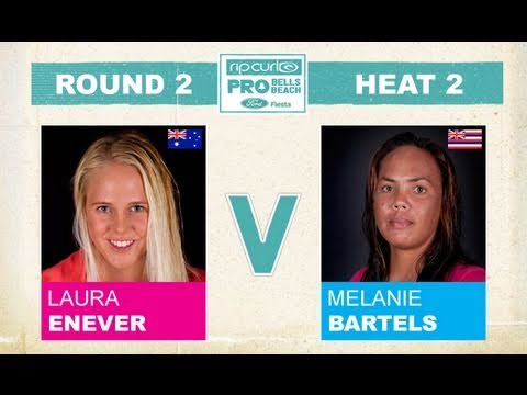 Round 2, Heat 2 - Laura Enever vs Melanie Bartels