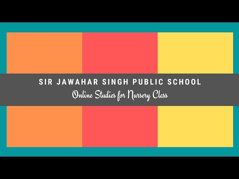 Class  Nursery l English Oral l Alphabet 'N' l Sir Jawahar Singh Public School