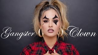 Gangster Clown Halloween Makeup Tutorial