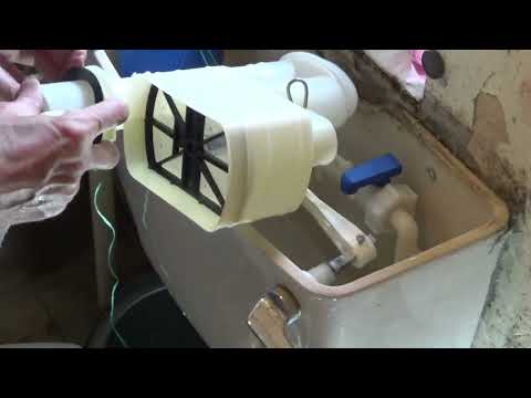Fixing A Toilet Flush fix, changing the syphon washer.