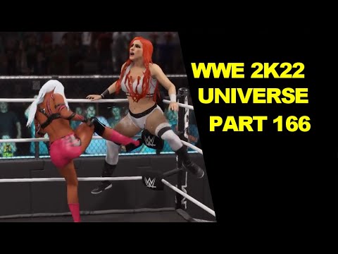 WWE 2K22 Universe - Lillian vs Amazon Cynthia Part 166