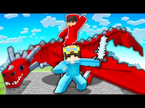 Nico - Using the DRAGONS MOD in Minecraft!