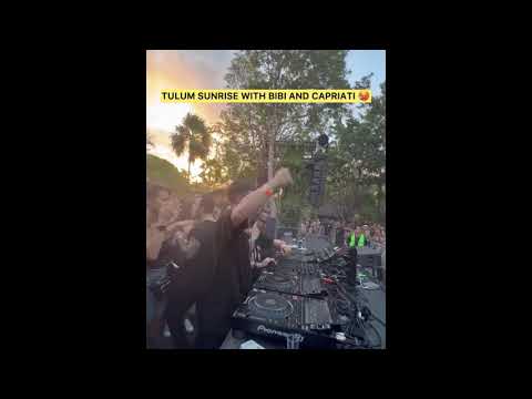 Micheal Bibi and Joseph Capriati B2B in Tulum 2023 #shorts #dj #rave #techno #techhouse #house
