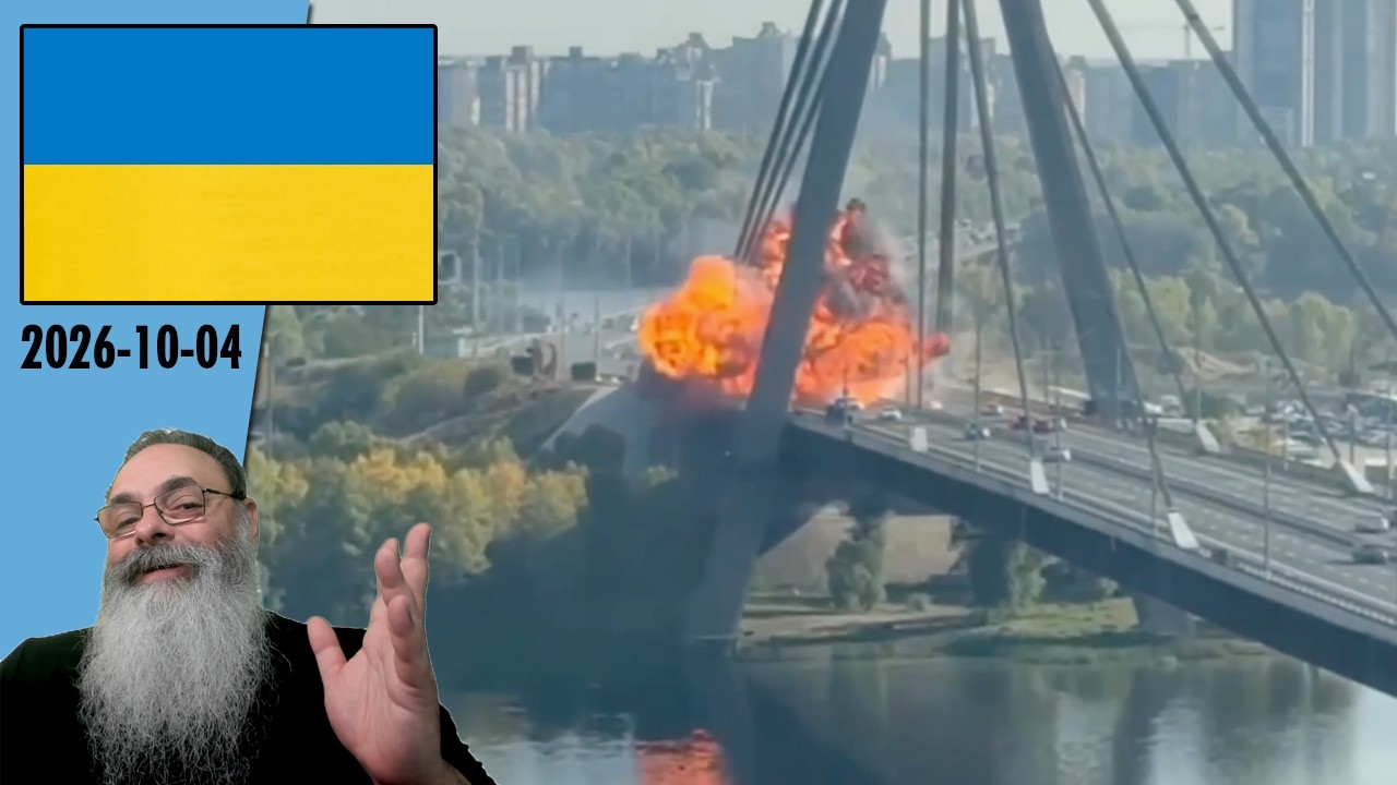 #Ucrânia 2026-10-04: RÚSSIA atinge MAIS PONTES na CIDADE de KYIV, depois NÃO RECLAME