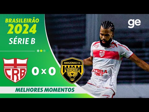 Gols e lances de CRB x Amazonas