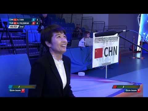 F-49kg  Round of 16, Xueqin TAN (CHN) VS Rukiye YILDIRIM (TUR)