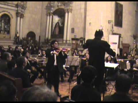 Concierto para violín Nº 1 en D mayor de Javier Vizcarra - Estreno mundial