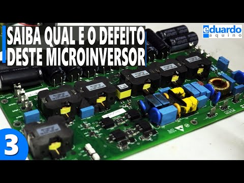 Microinversor MI-1200, Veja Detalhes da Placa e o Defeito
