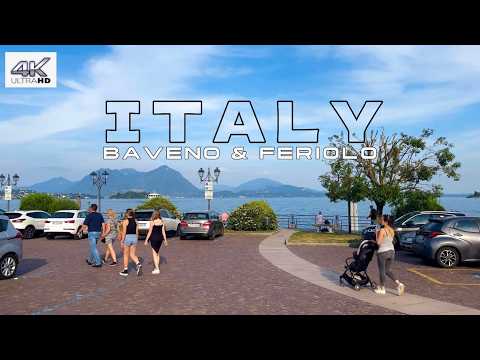 Baveno And Feriolo, Beautiful Villages In Italy , 4k Walking Tour