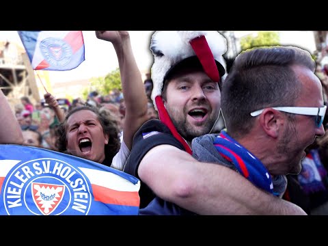 Ich GEHE UNTER die 'ULTRAS'! 😁⚽ 1. Bundesliga AUFSTIEGSFEIER Holstein Kiel