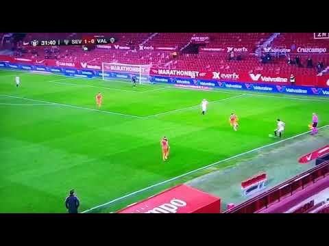 Golazo de sevilla fc- valencia