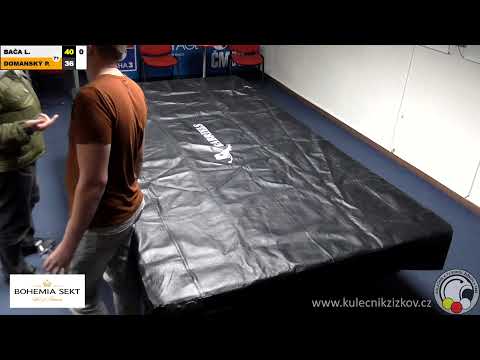 Czech  3-cushion - 12th round Libor Bača v Pavel Domanský