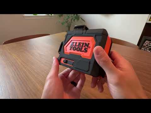 KLEIN TOOLS Self Leveling Laser Review, Self leveling and easy to use with great case!