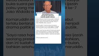 Ketua Dewan Pers Geram! Desak Polemik Ijazah Jokowi Segera Diselesaikan: Publik Sudah Lelah!