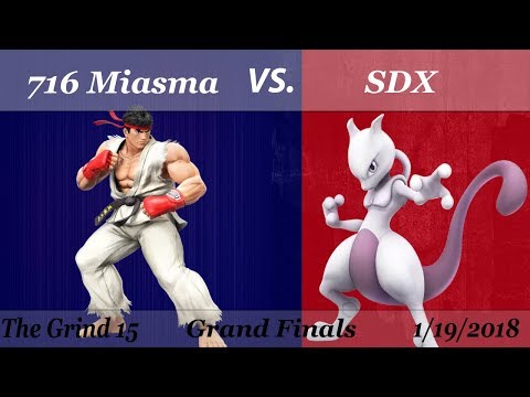 The Grind 15 - SDX (Mewtwo) vs 716 Miasma (Ryu) Grand Finals