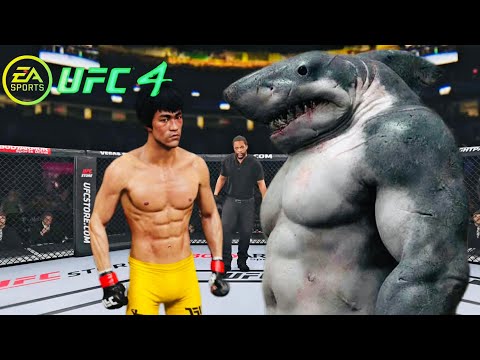 PS5 | Bruce Lee vs. Fighter Furious Shark (EA Sports UFC 4)🥊
