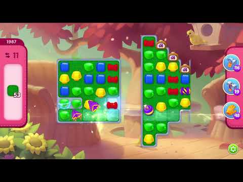 Homescapes 1987 Super Hard Level - 17 moves - NO BooSTERS