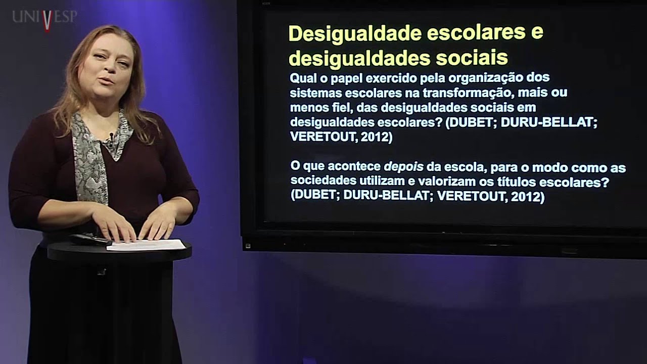 Sociologia da Educação - Aula 7 - Igualdade, desigualdade e escola