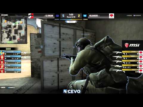 G2.Kinguin vs HellRaisers Game 2 (CEVO-P CS:GO Season 8) - Helium & Metuz