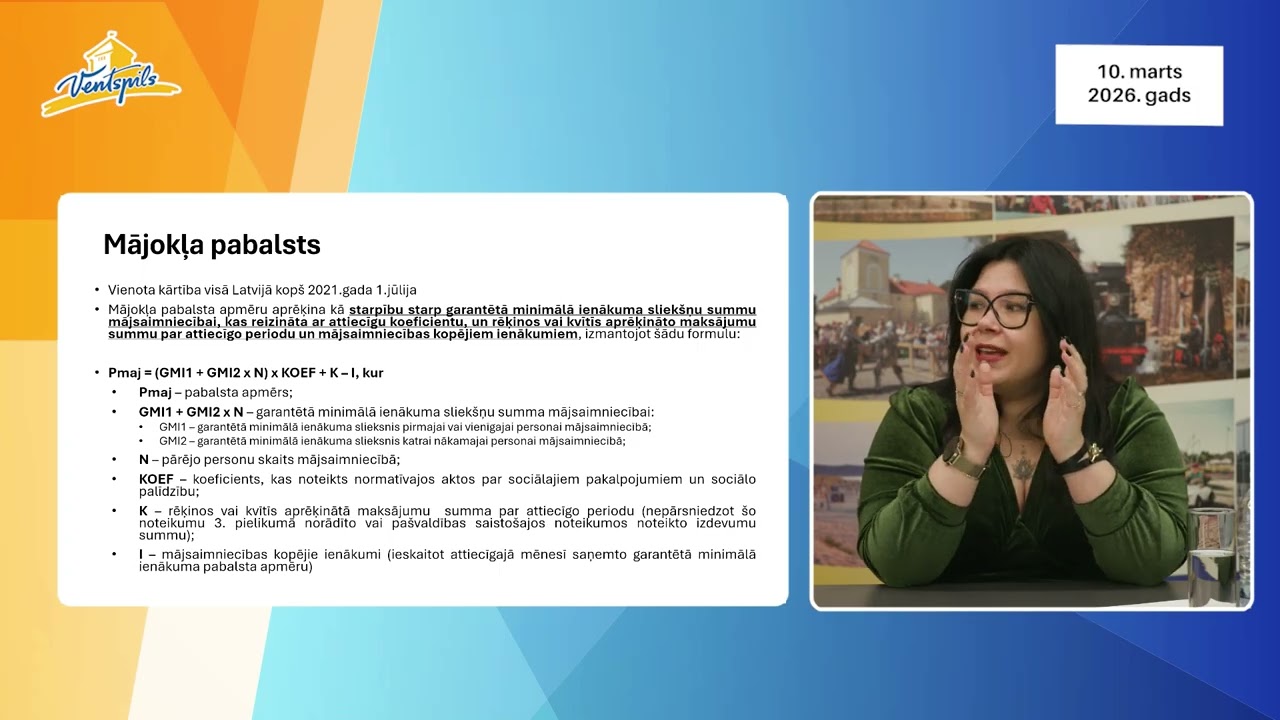 VIDEO: A.Gūtmanis un U.Lapskalna – Alksne par mājokļa pabalstu – 10.03.2026.