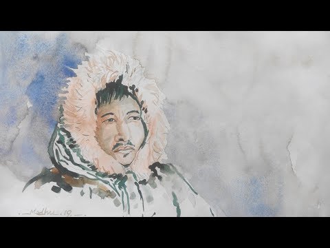 Drawing a DOLGAN tribal Siberia 1 | Water color drawing | Artwork of Modhusuden Roy
