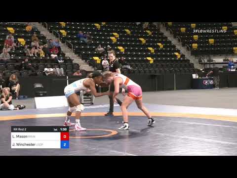 55 Kg Rr Rnd 2 - Lauren Mason, Brunson UVRTC Vs Jacarra Winchester, USOP - TMWC