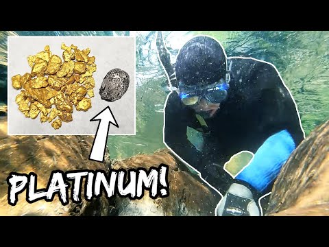 I Found a PLATINUM Nugget While Sniping For Gold!