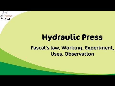 Working process of hydraulic machines