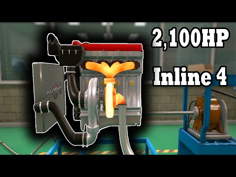 The Most Powerful Inline 4 Engine Ever | Automation The Car Company Tycoon Game