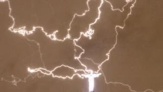 Head and Right Hand of Christ the Redeemer Statue Damaged