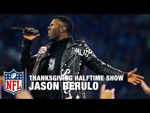 Jason Derulo Performs the Thanksgiving Halftime Show! | Vikings vs. Lions | NFL 2017