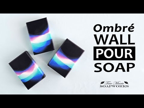 🌌 Ombré Wall Pour Gone Beautifully Wrong! 😲 | Cold Process Soapmaking | Soap Challenge Club