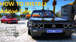 How to install Addon cars in GTA V (VW City Golf) - GTA 5 Mzansi Mods step-by-step tutorial