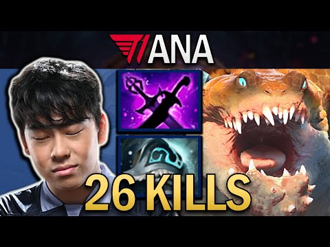 Primal Beast Dota 2 7.32 Gameplay T1.Ana with 26 Kills and Shivas Guard #dota2 #dota2gameplay