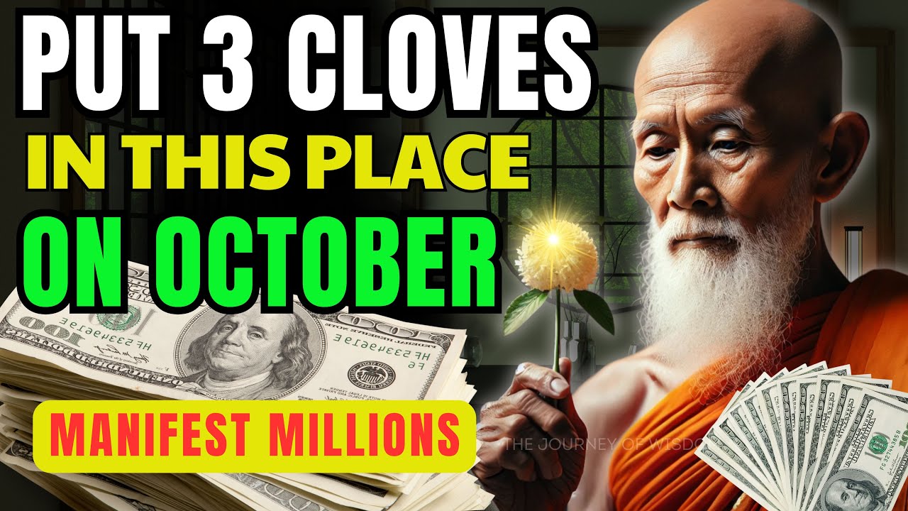 I BEG YOU! Put 3 CLOVES in THIS Place and ELIMINATE your DEBTS in OCTOBER 💰Buddhist Teaching