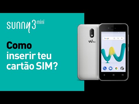 Wiko SUNNY3 MINI – Como colocar o teu cartão SIM