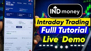 indmoney INTRADAY Trading Tutorial 2026 