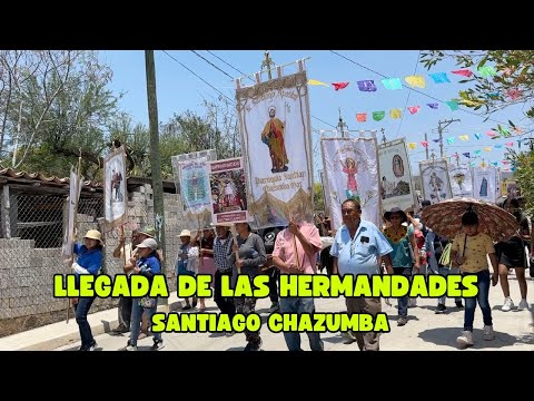 RECIBIMIENTO DE HERMANDADES EN SANTIAGO CHAZUMBA
