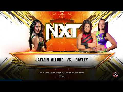 Jazmin Allure vs Bayley WWE 2K23