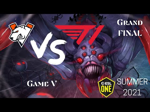 VP vsT1 - Game 5 - Grand Final Highlights - ESL One Summer 2021 - T1 Surprise Pick KuKu Brood Mother