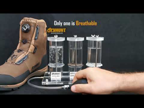 Thumbnail for Breathability Test - Dryhunt by Hillman VS World leading membrane by Hillman