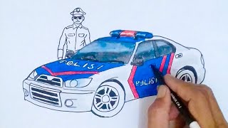 tvfuzziblog Sketsa Mobil  Polisi 