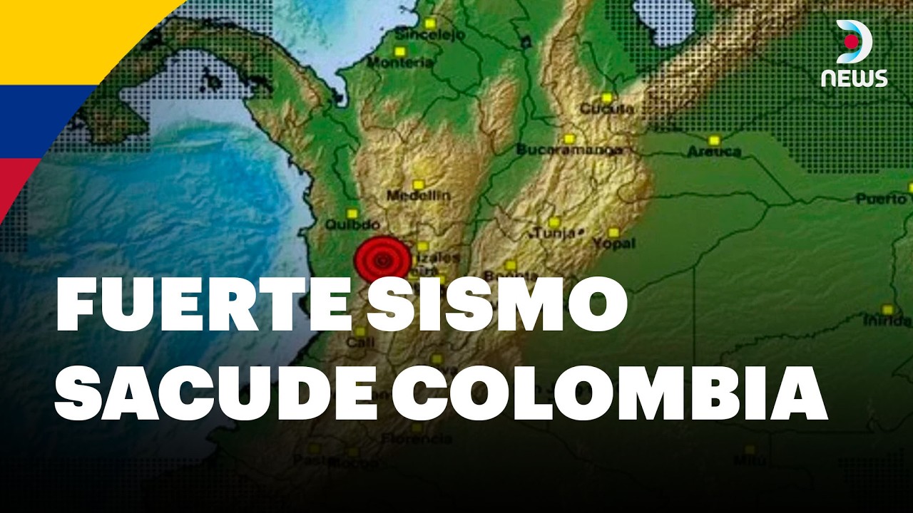 Miniatura HD: 🚨 Fuerte sismo de magnitud 7,4 sacude Colombia: se sintió en Bogotá, Medellín y Cali | DNews