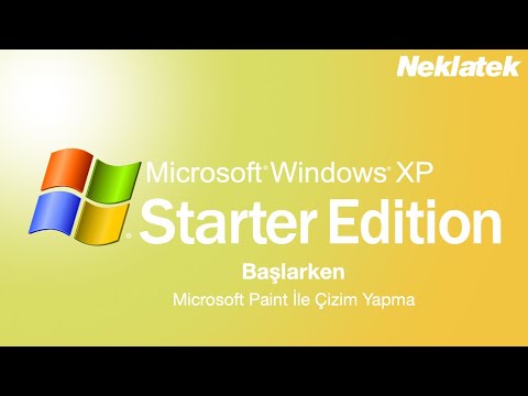Windows XP Starter Edition'la Bilgisayara Başlarken 8: Microsoft Paint İle Çizim Yapma