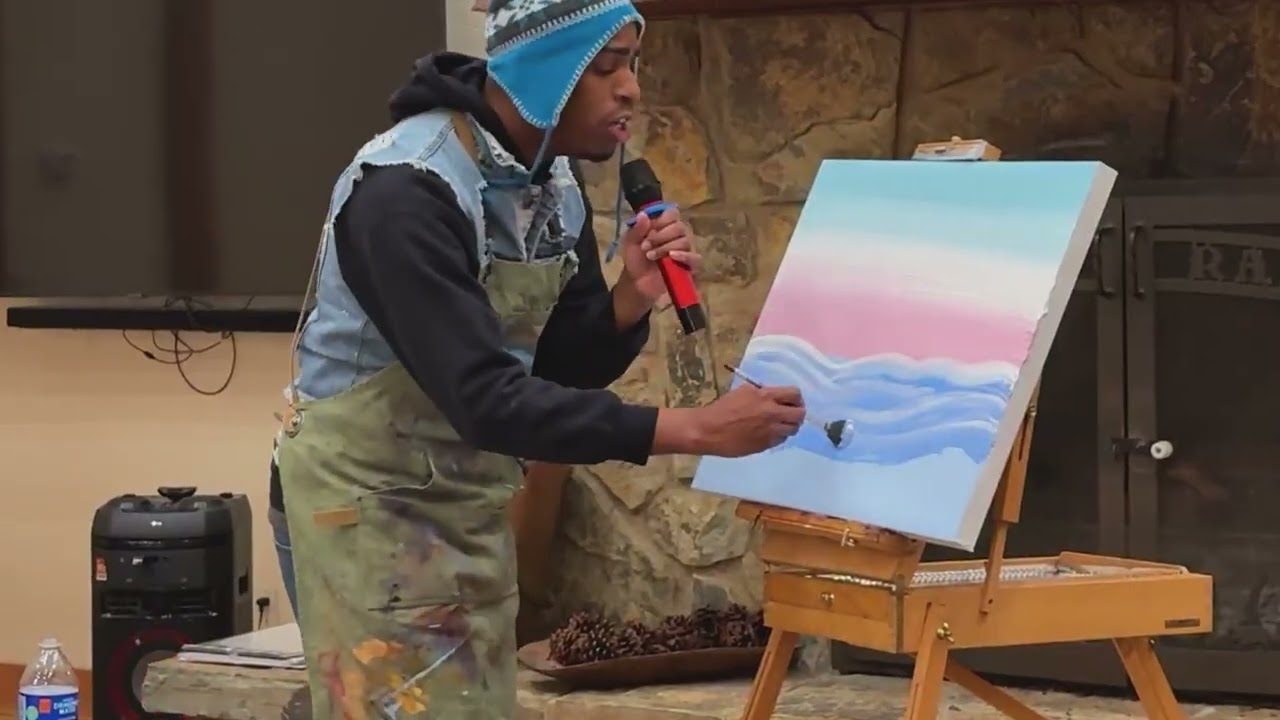 Promotional video thumbnail 1 for Live Singing Painter